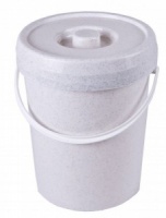 Nappy Bucket with Lid for Reusable Nappies 12 L